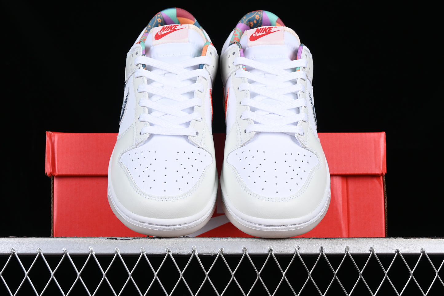 Nike Dunk Low White Multi-Color Paisley