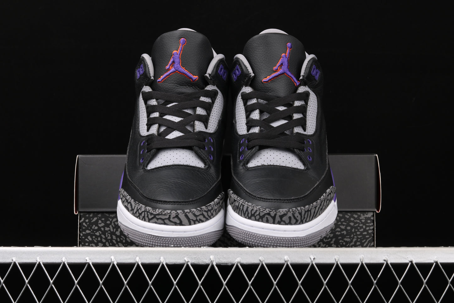 Air Jordan 3 Black Court Purple